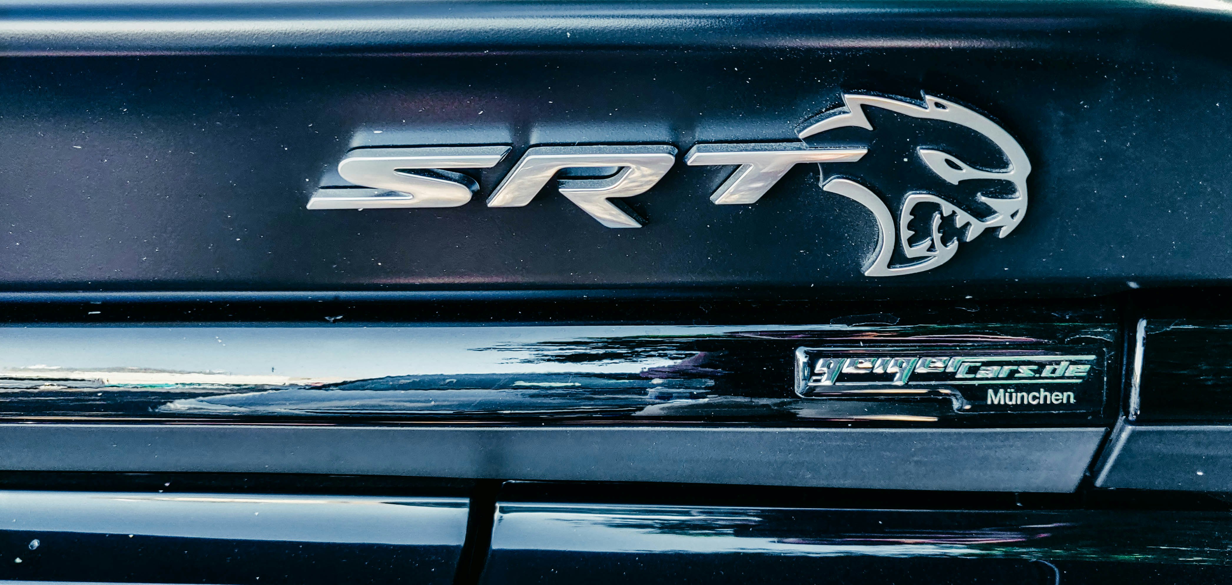 SRT emblem on vehicle